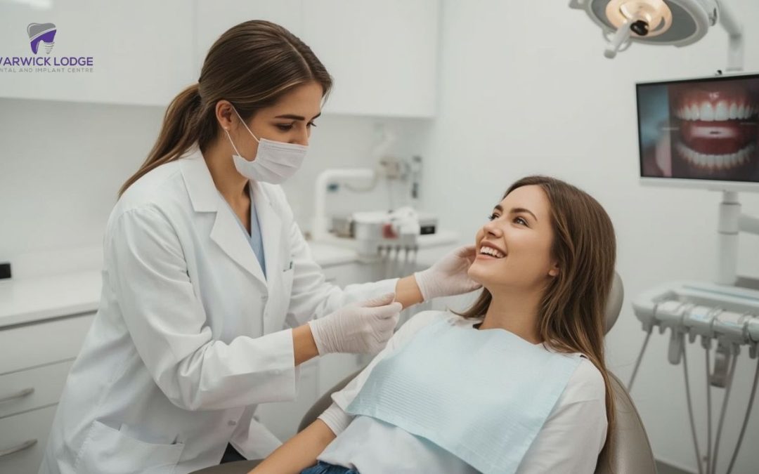 dentist with patient