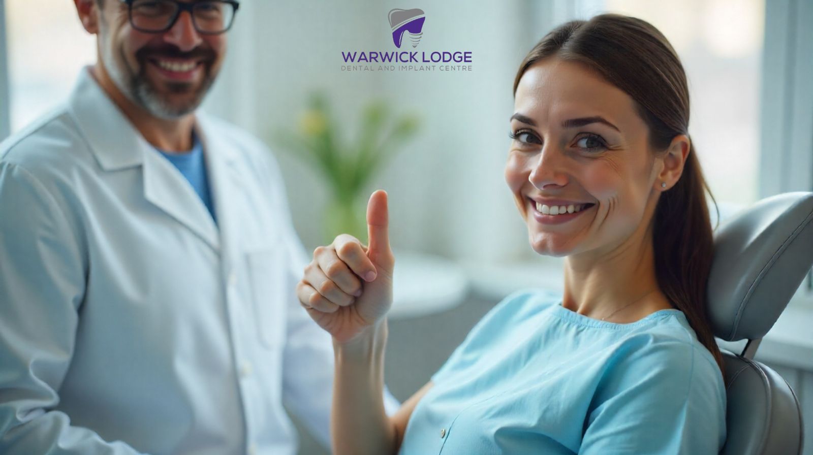 confident patient at dental clinic