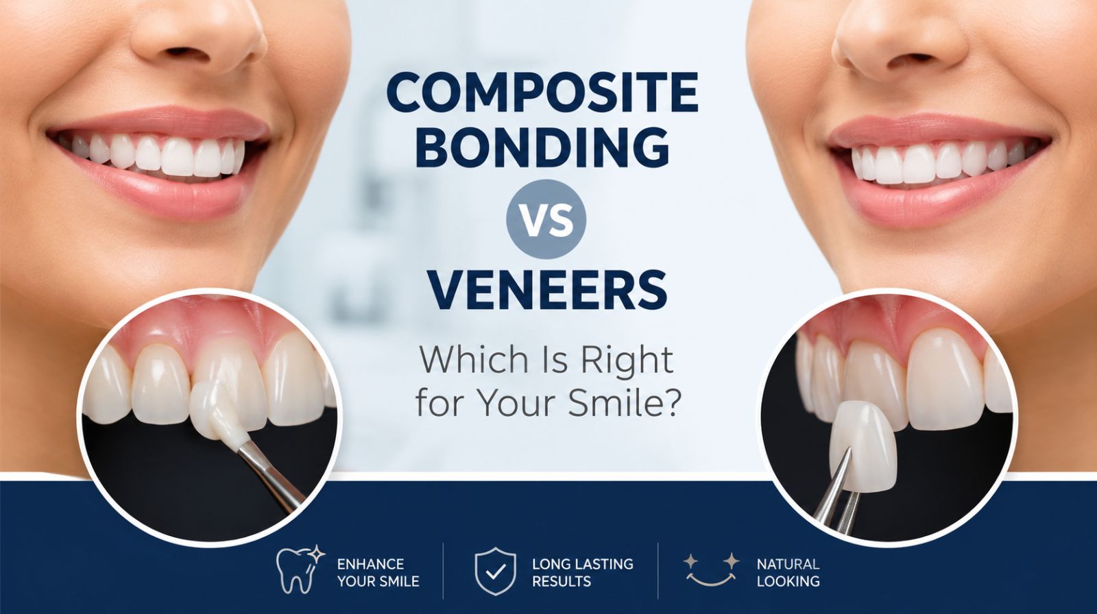 Composite Bonding vs Veneers